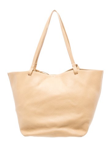 The Row Leather N/S Park Tote