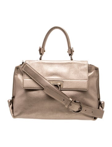 Leather Top Handle Bag