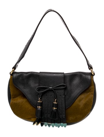 Etro Suede Shoulder Bag