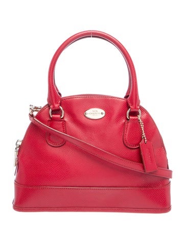 Coach Leather Top Handle Bag