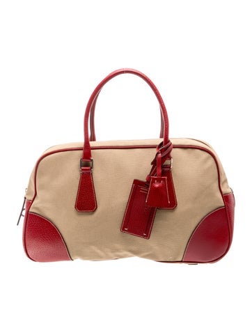 Enameled Metal Triangle Top Handle Bag