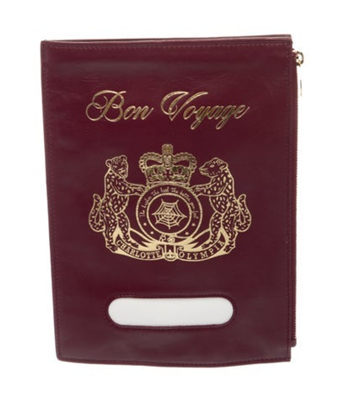 Charlotte Olympia Olympia Leather Minaudiere