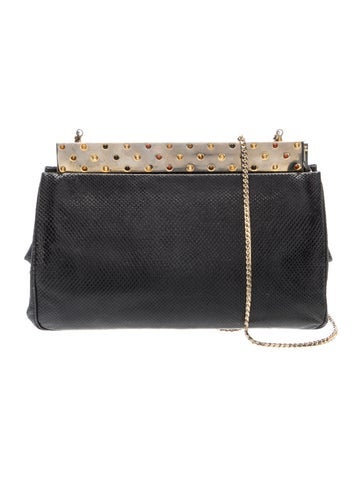 Judith Leiber Leather Shoulder Bag Vintage