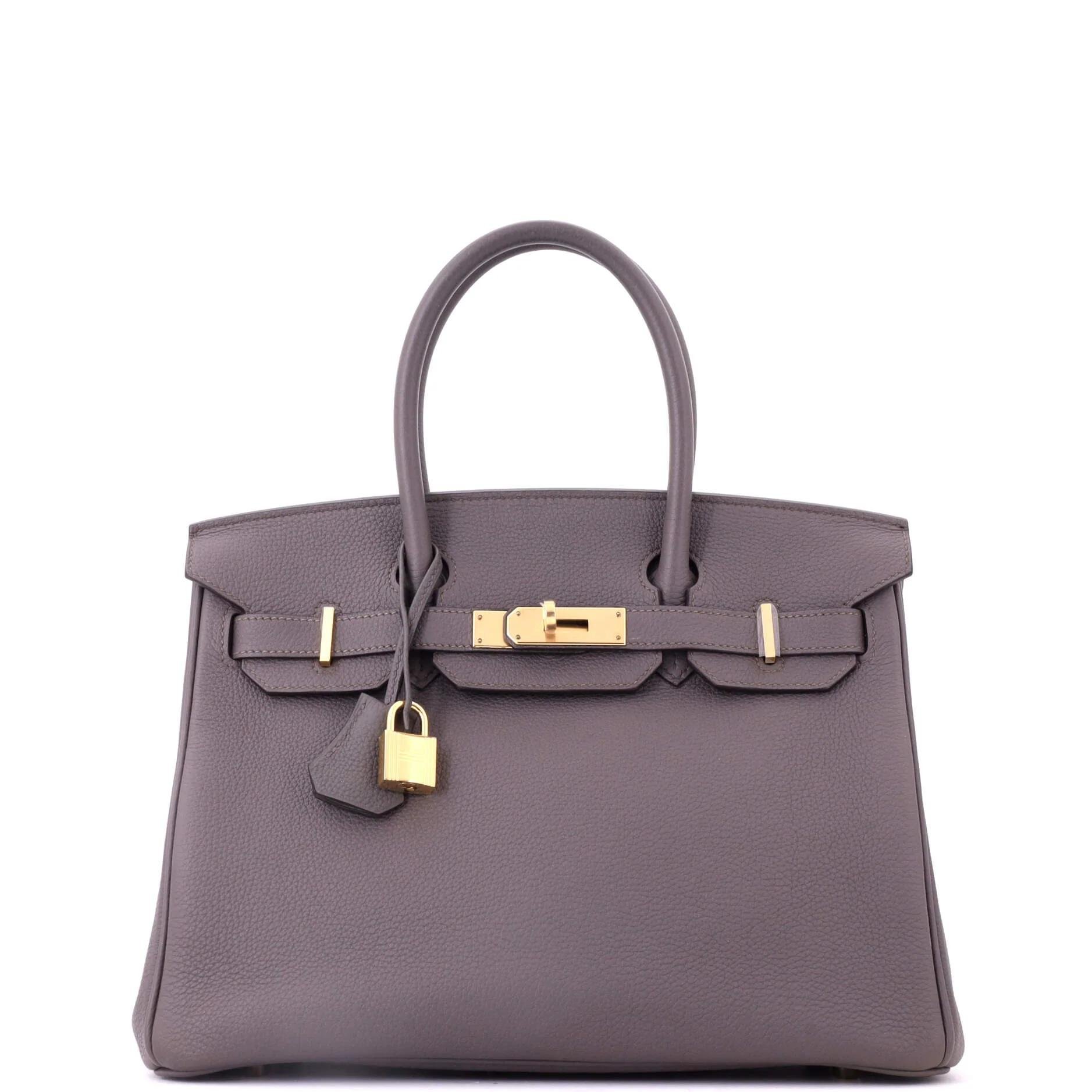 Birkin 30 leather tote