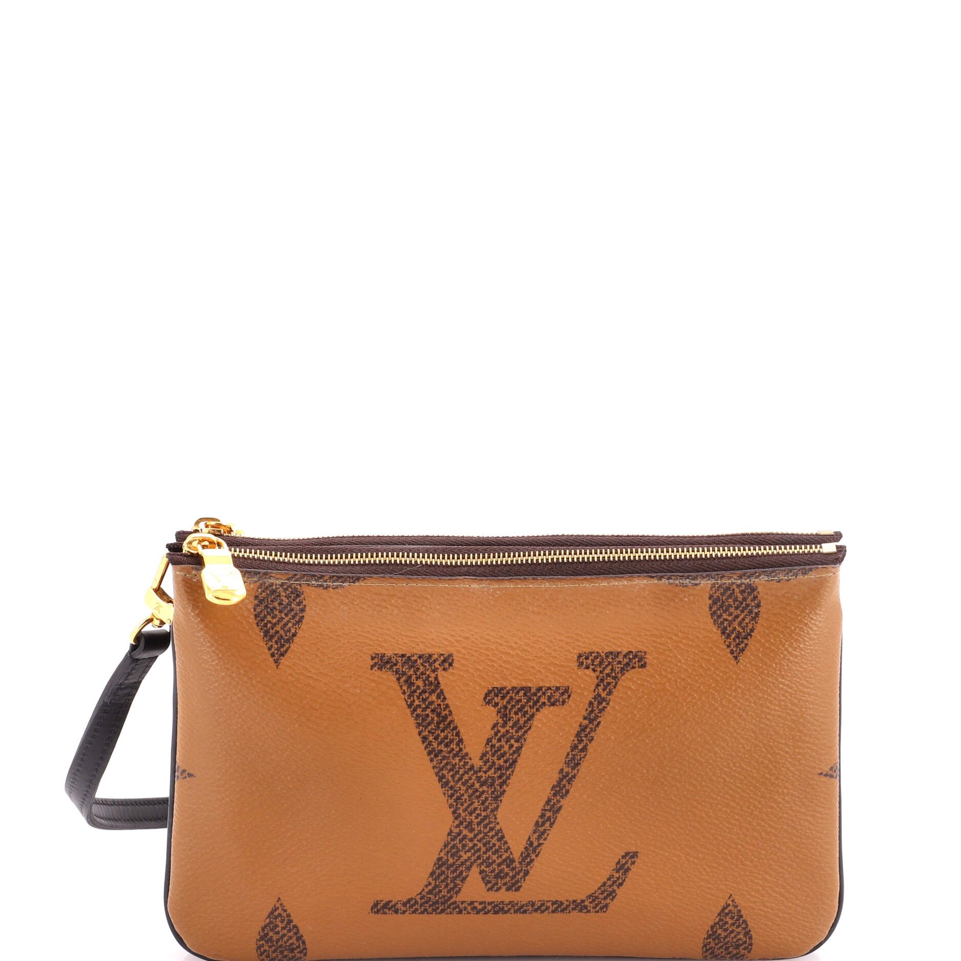 Double Zip Pochette Reverse Monogram Giant