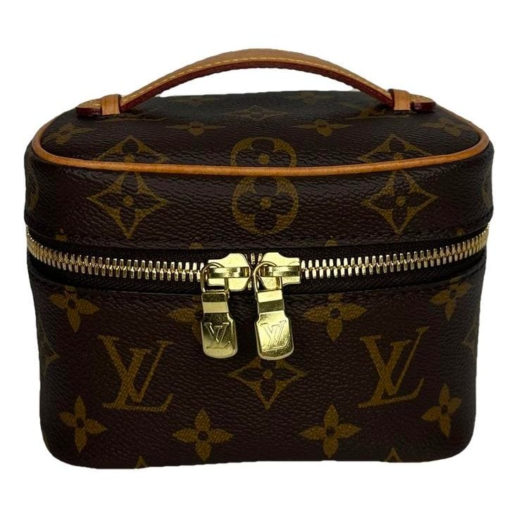 Vanity leather handbag