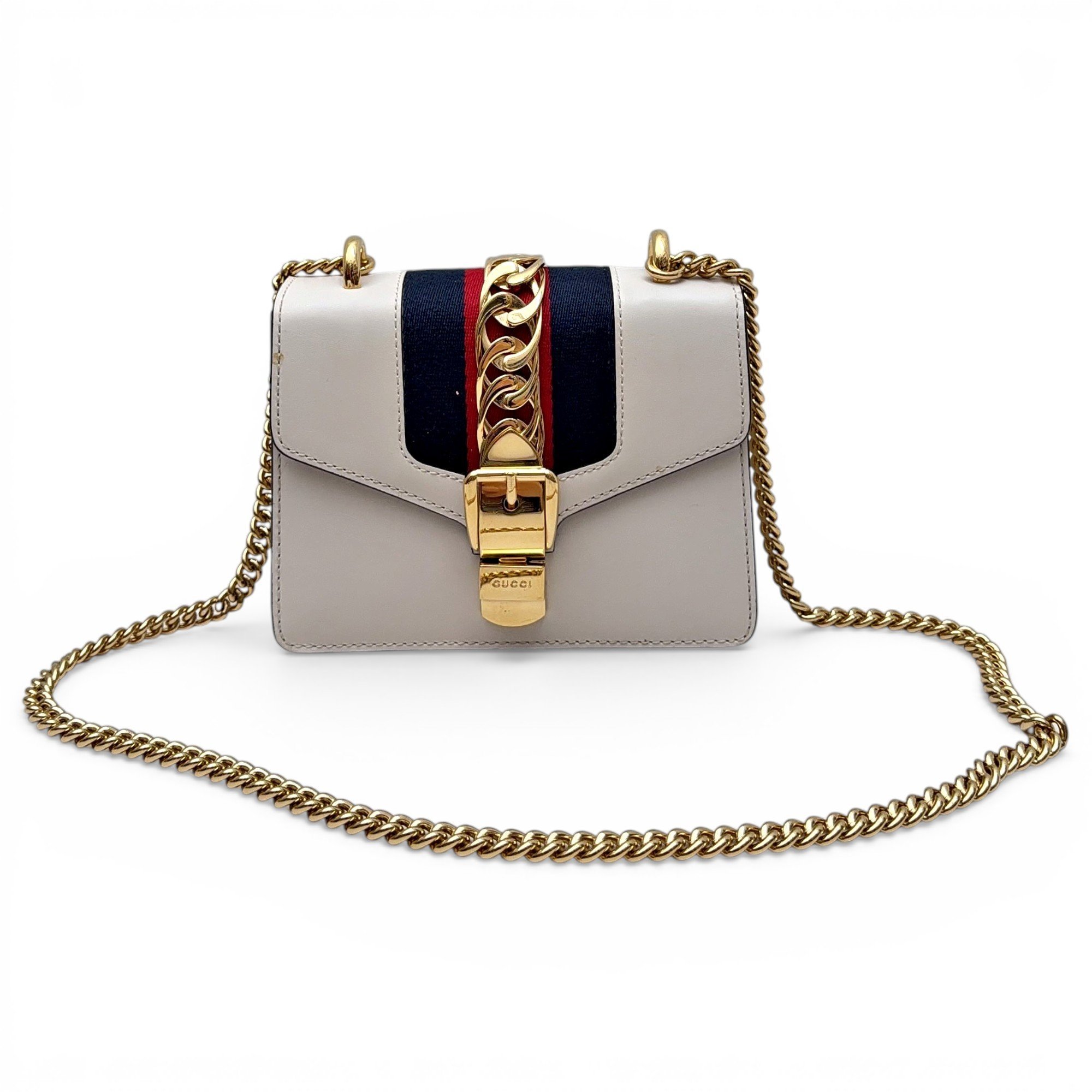 Sylvie Flap Chain leather handbag