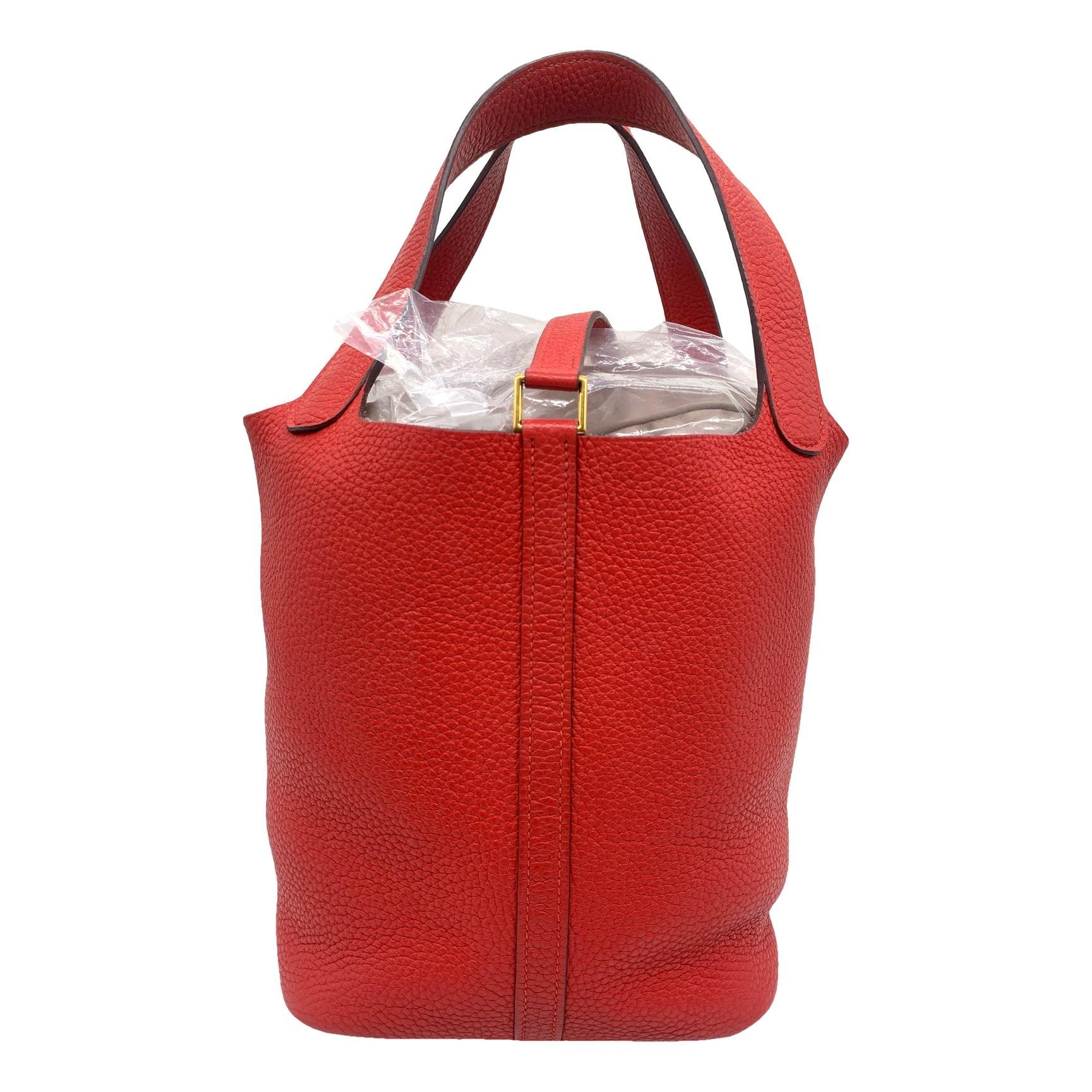 Picotin leather handbag