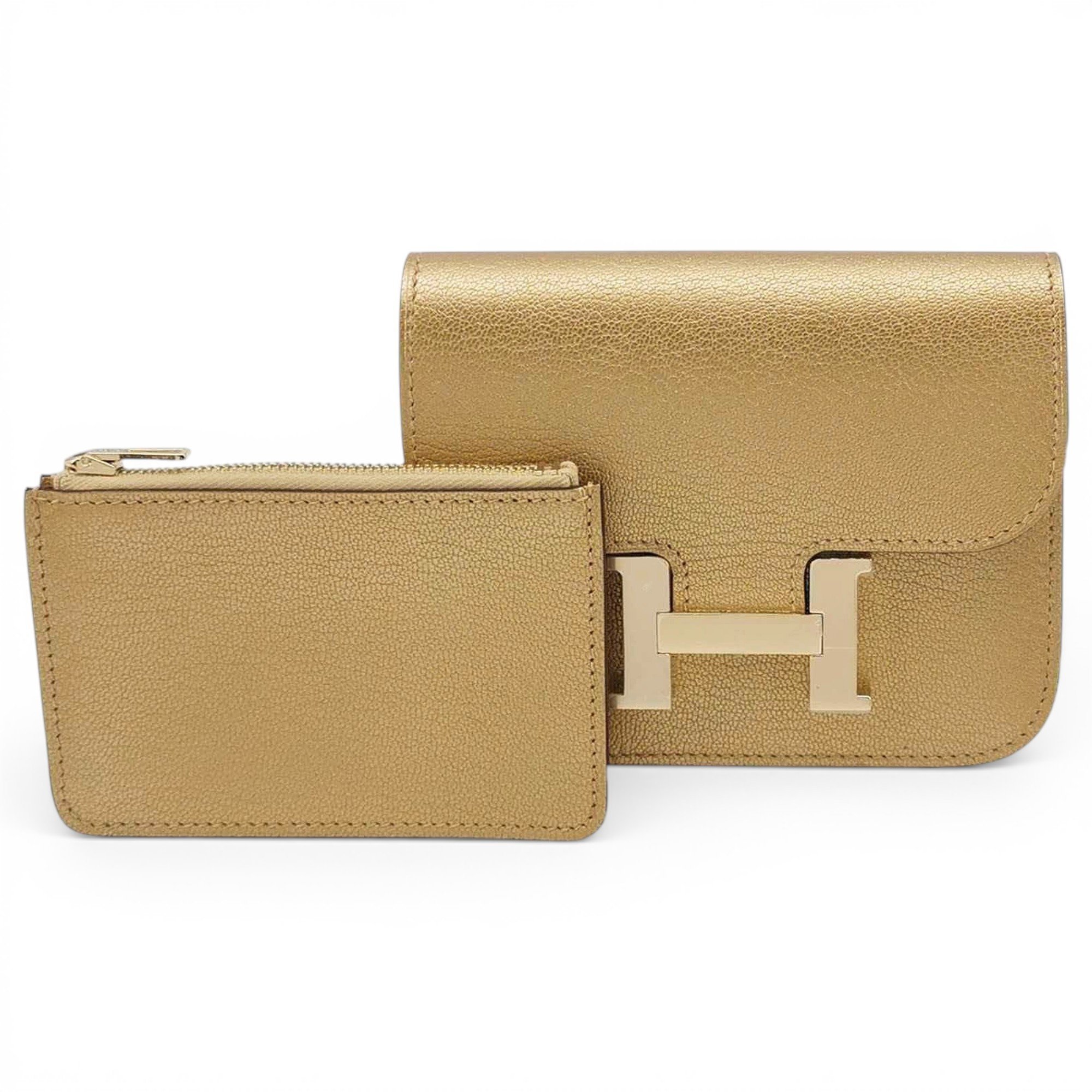 Constance leather clutch bag