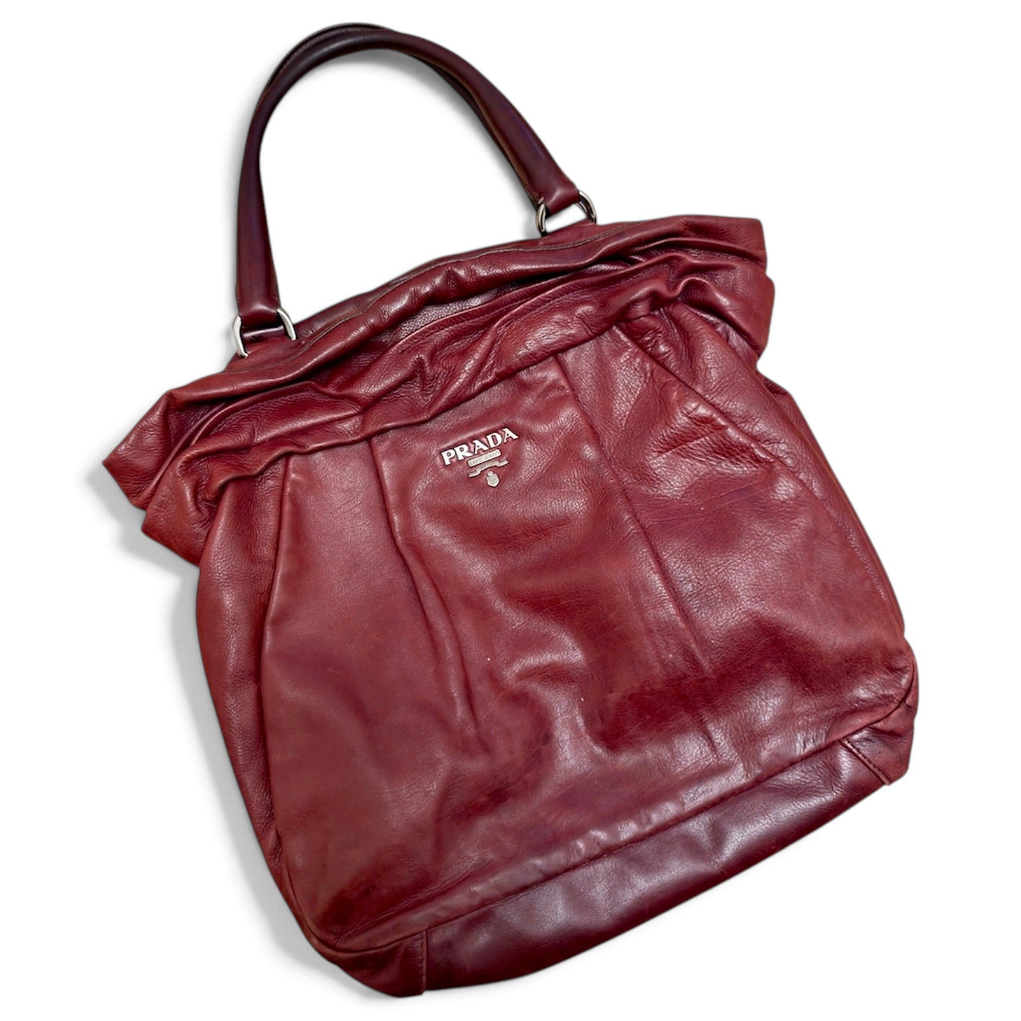 Leather handbag