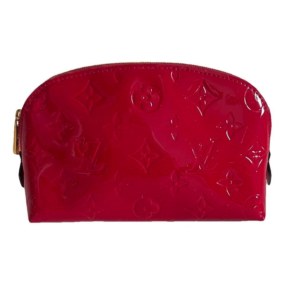 Pochette Cosmétique patent leather vanity case