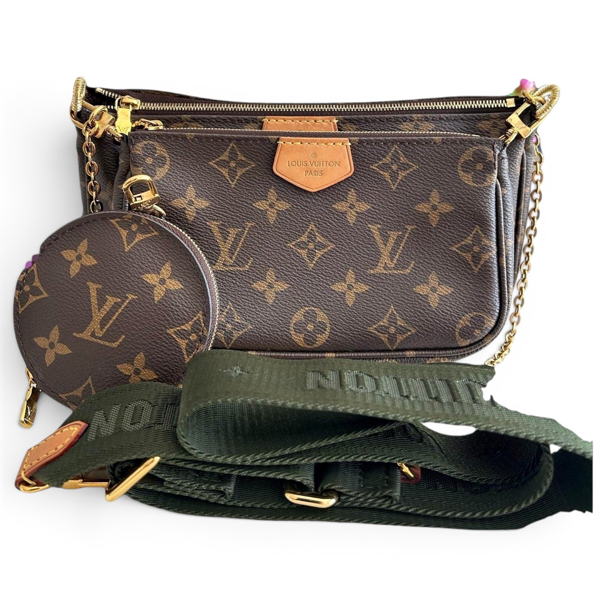 Multi Pochette Accessoires leather handbag