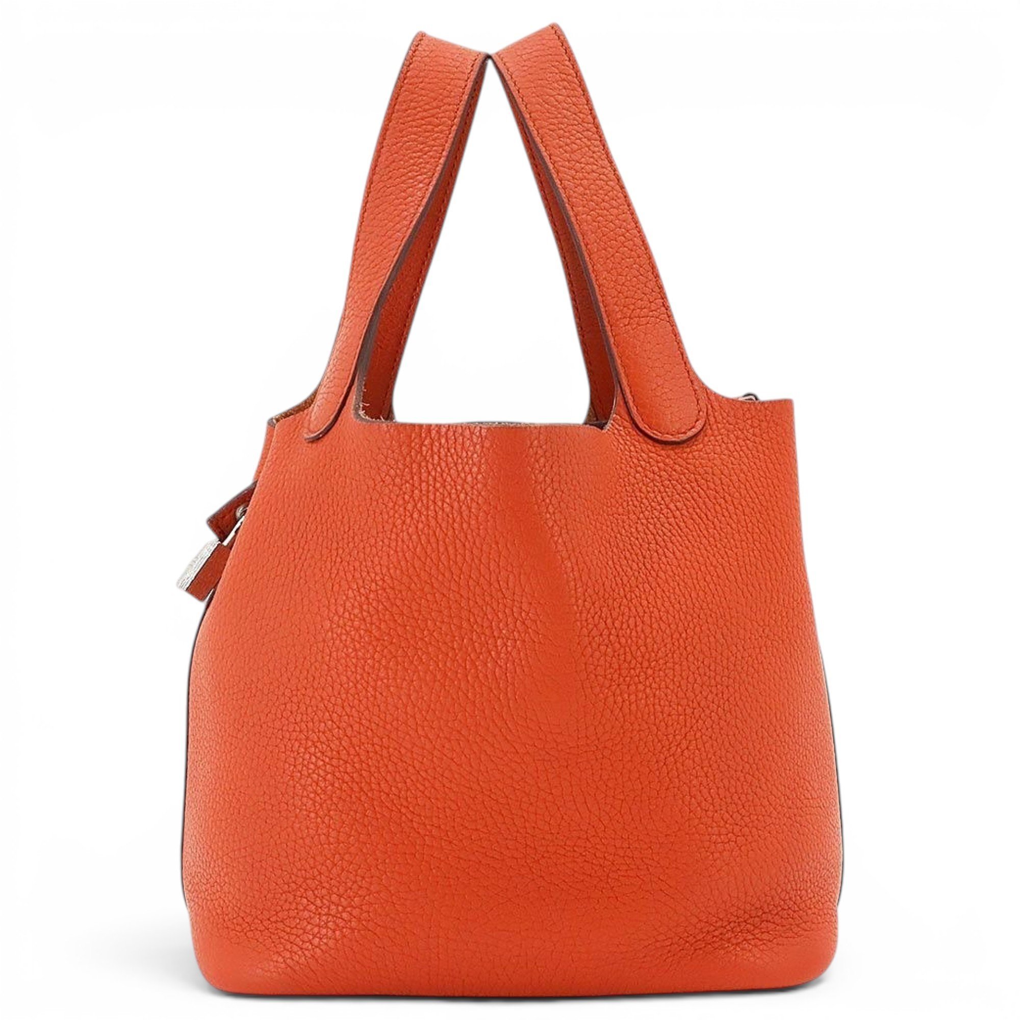 Hermes Picotin 18 Handbag Clemence Leather