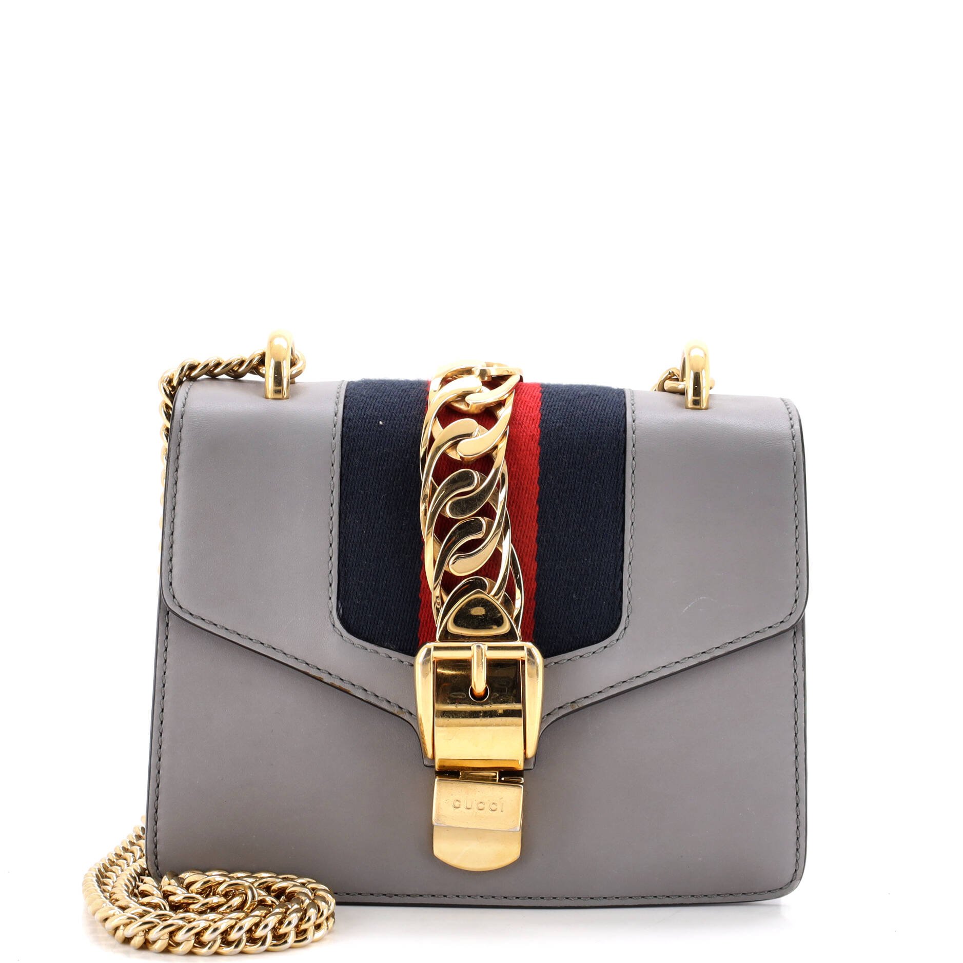 Sylvie Chain Shoulder Bag Leather Mini