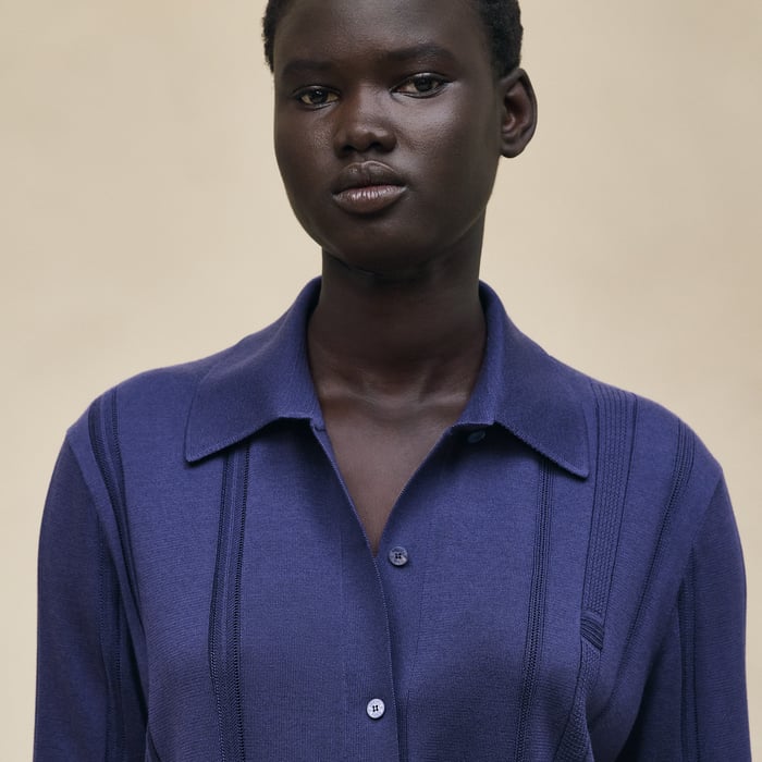 Bleu Abysse "Etriers Remix" Buttoned Shirt