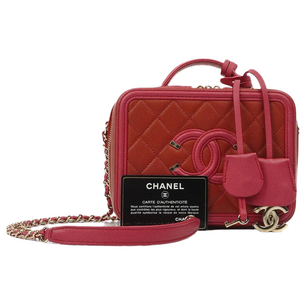 CC Filigree leather handbag