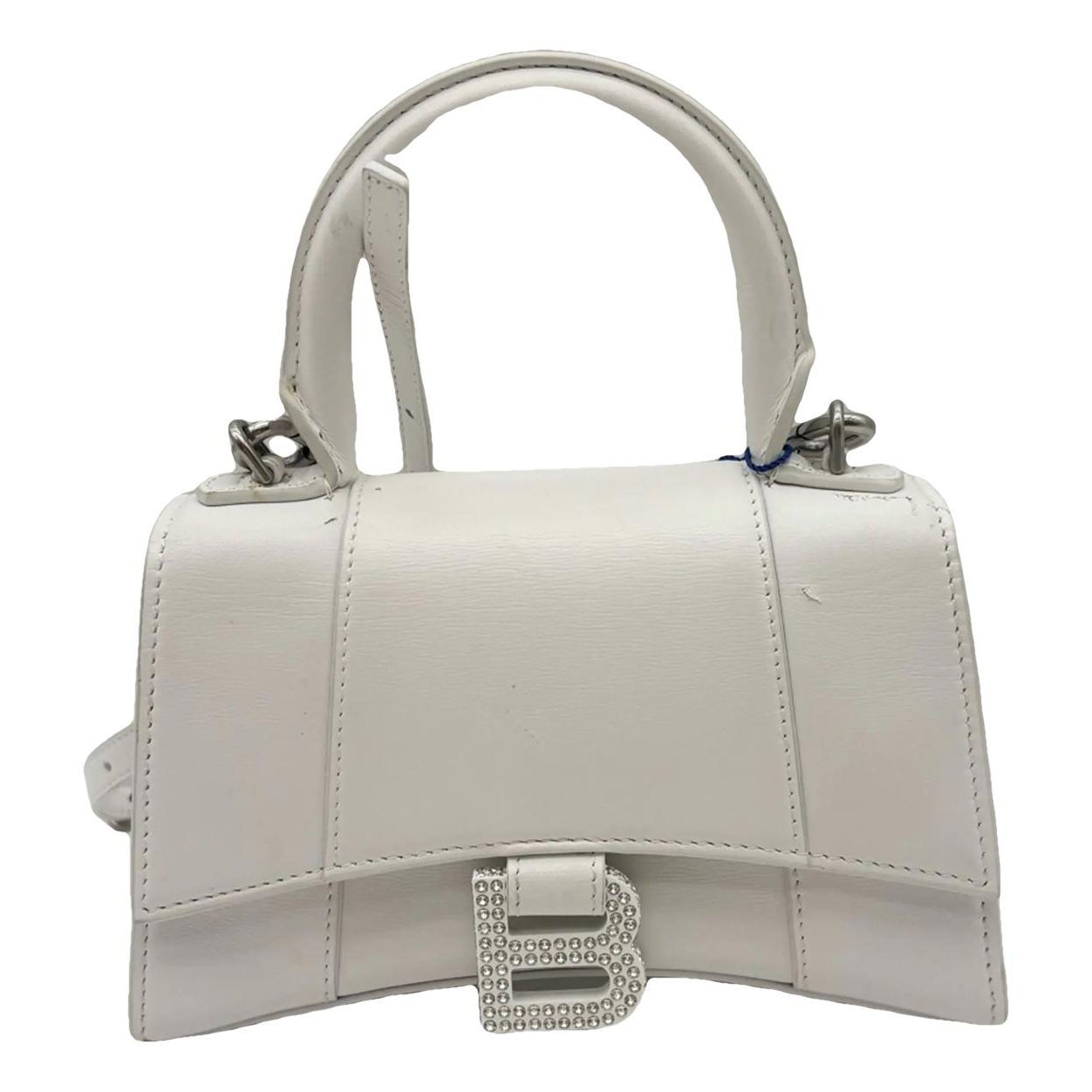 Hourglass leather crossbody bag
