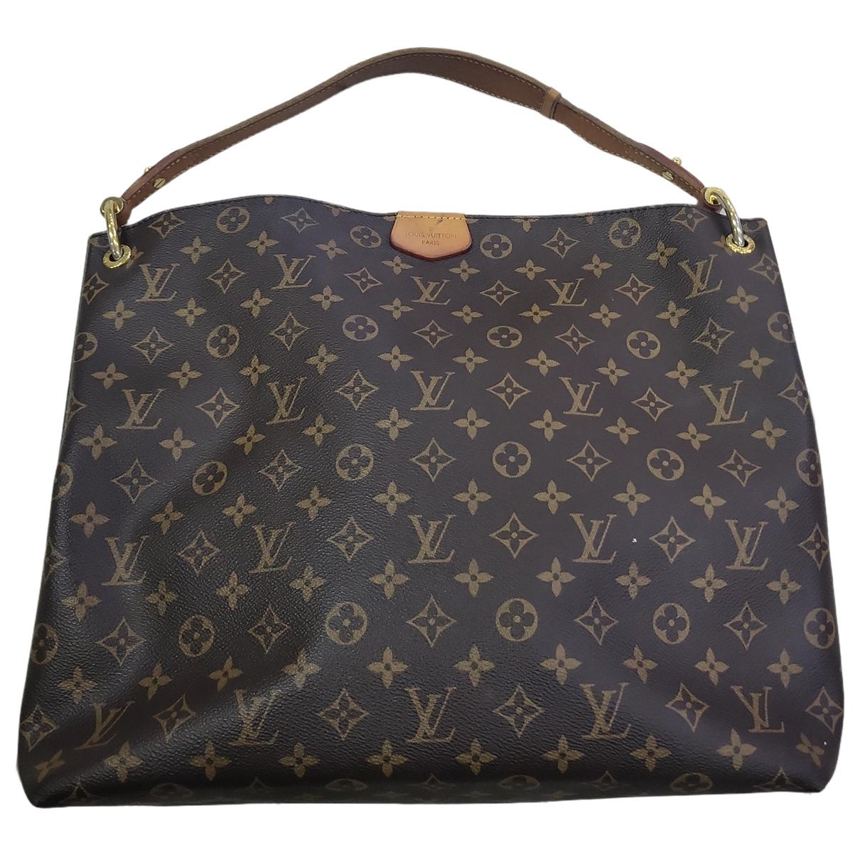 Graceful leather handbag