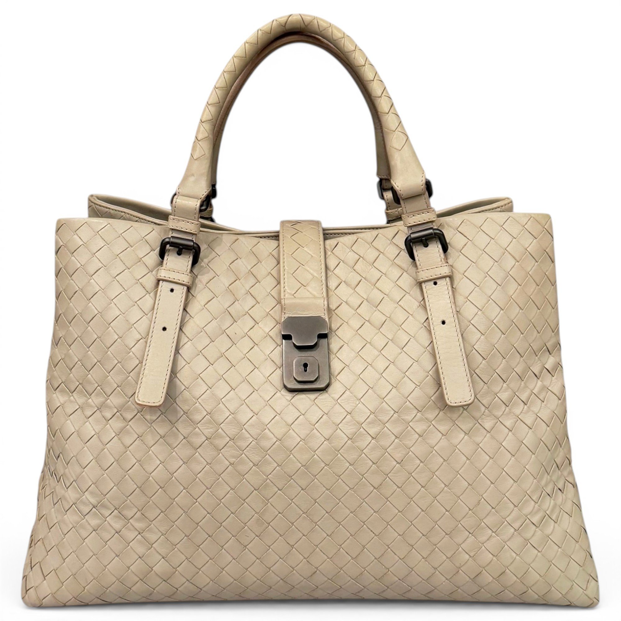 Roma pony-style calfskin tote