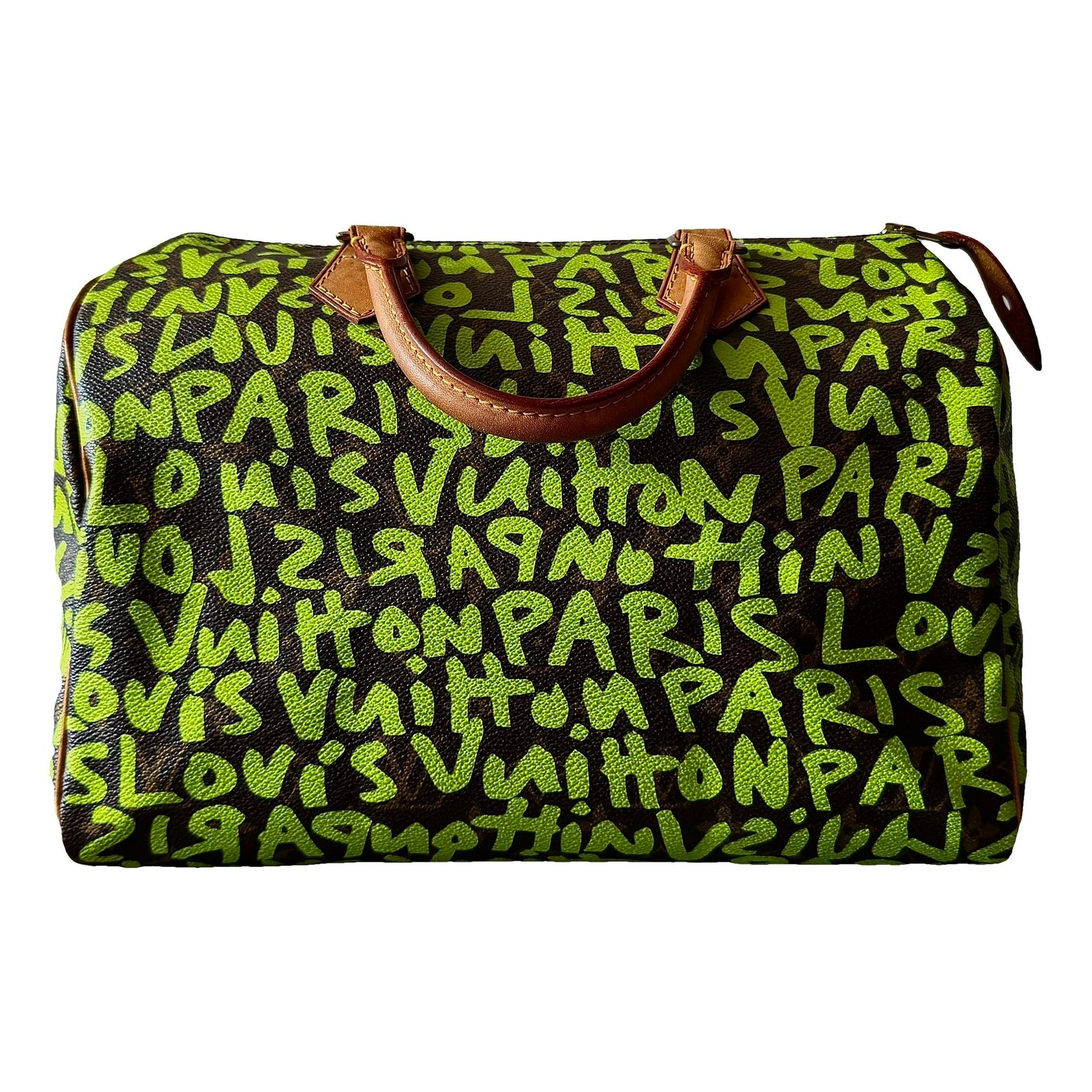 Speedy leather handbag
