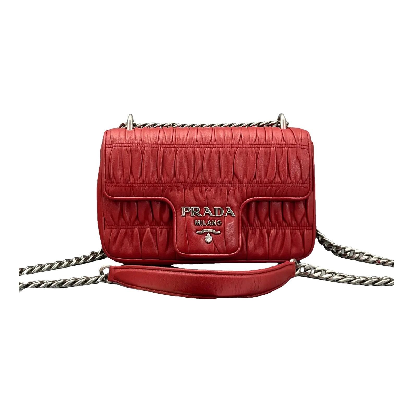 Diagramme leather handbag