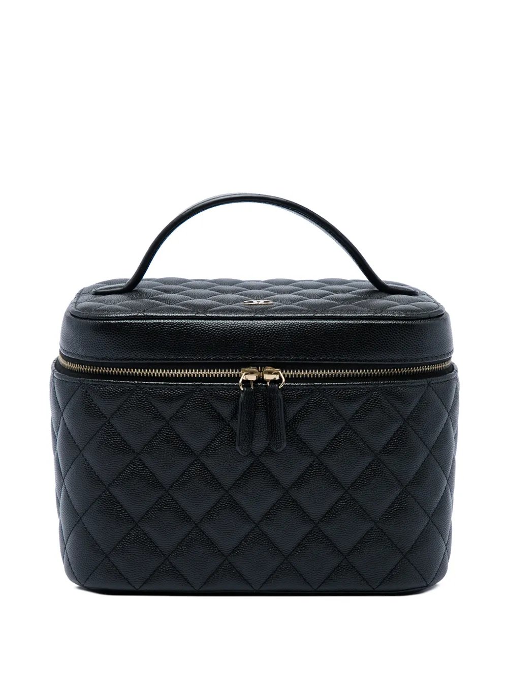 2019 CC Quilted Caviar Case vanity bag