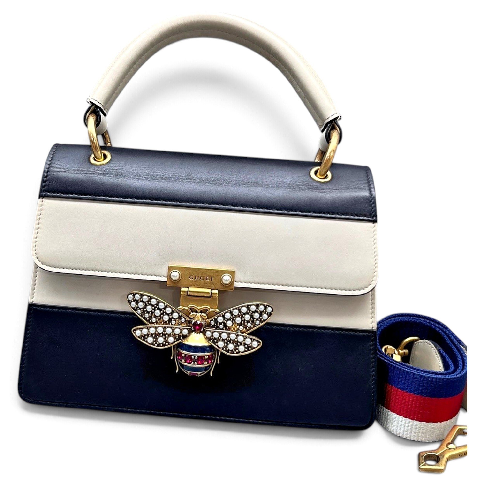 Queen Margaret leather handbag