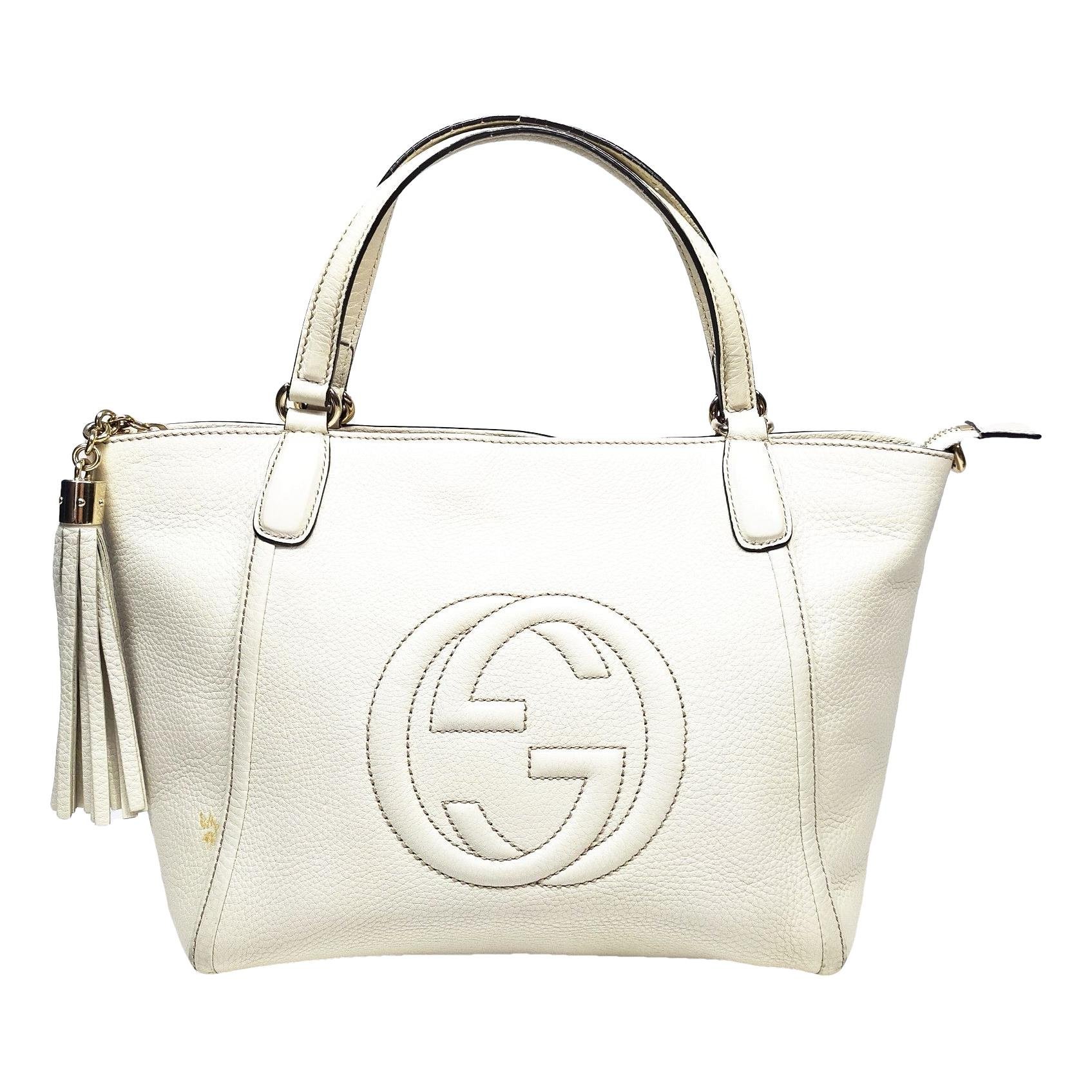 Soho Top Handle leather handbag