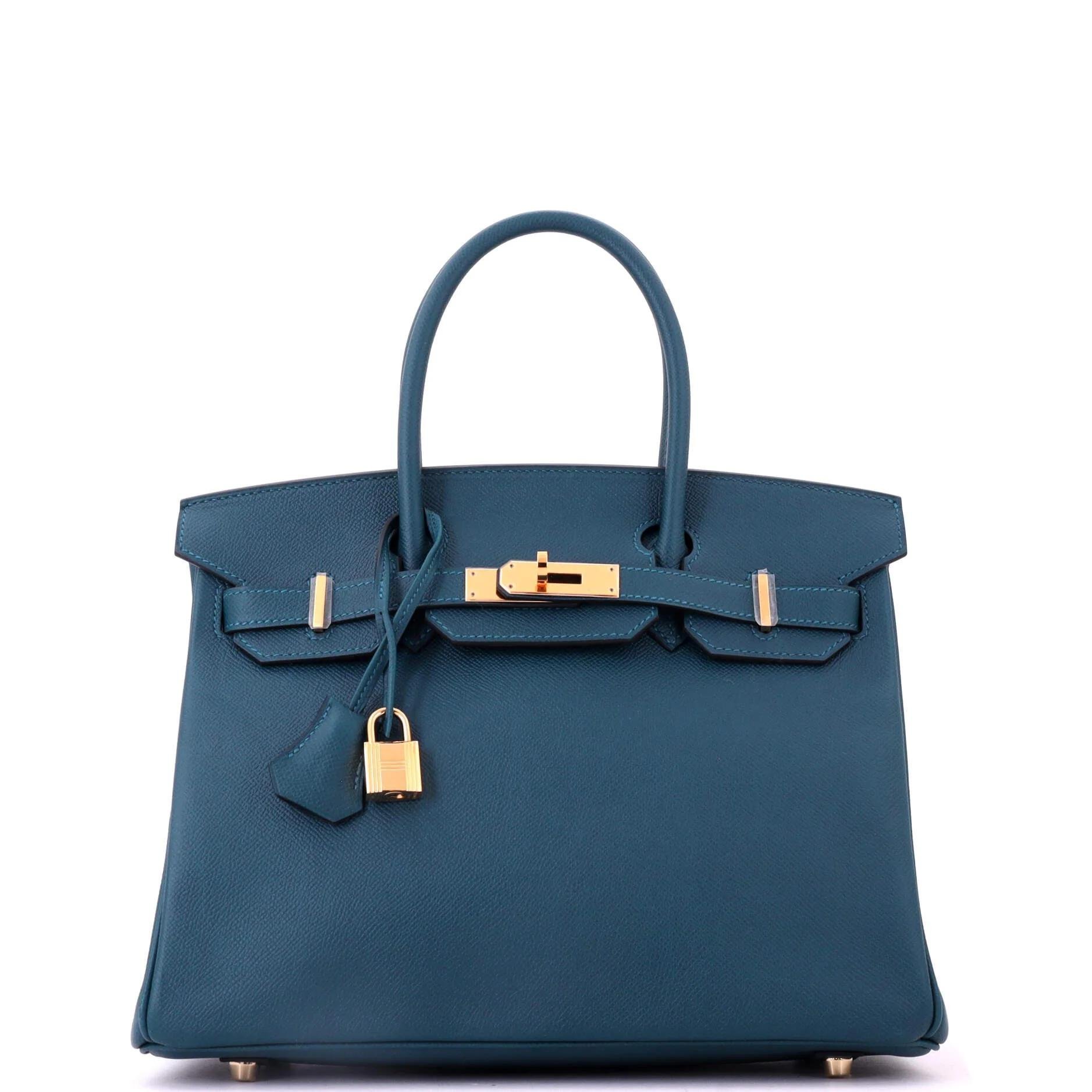 Birkin 30 leather handbag