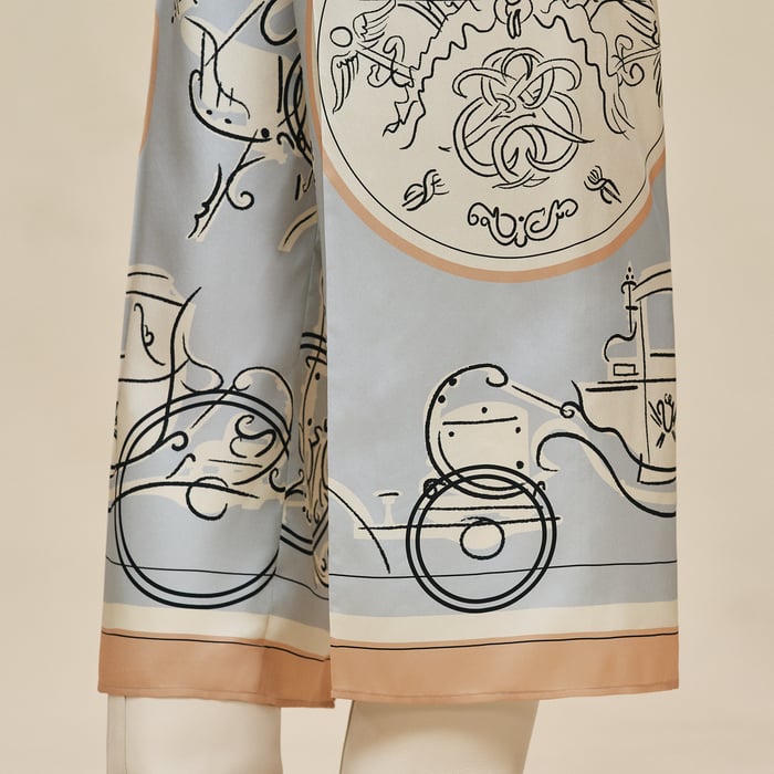 Gris Paruline "Ex-libris a Main Levee" Short Pants
