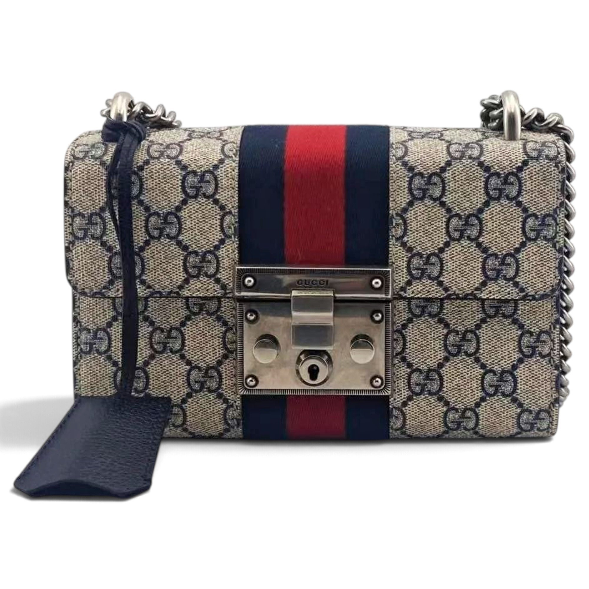 Padlock cloth handbag
