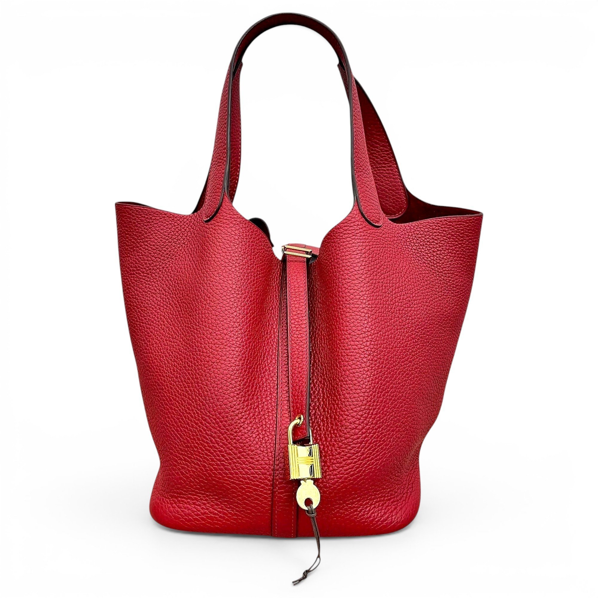 Picotin leather handbag