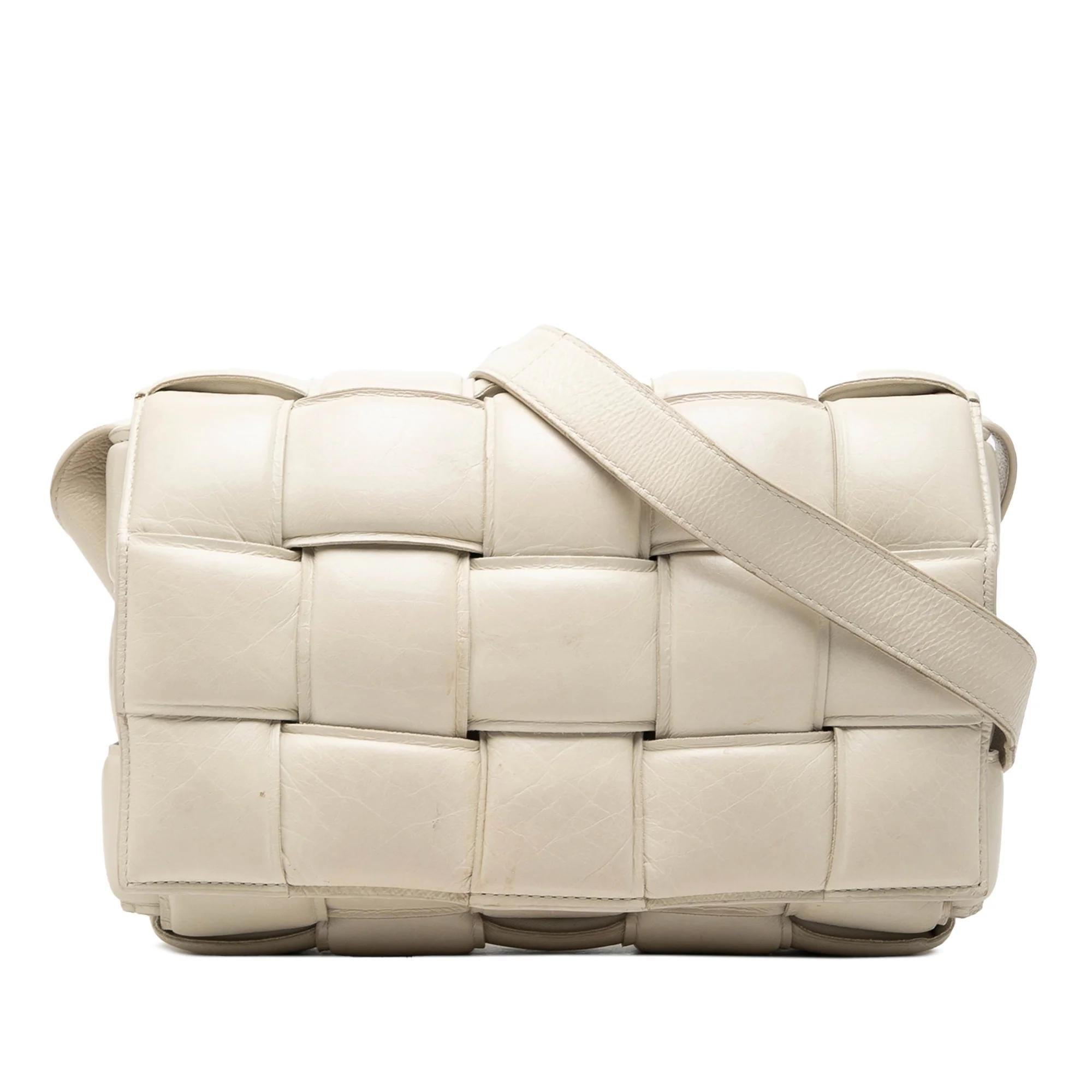 Cassette leather crossbody bag