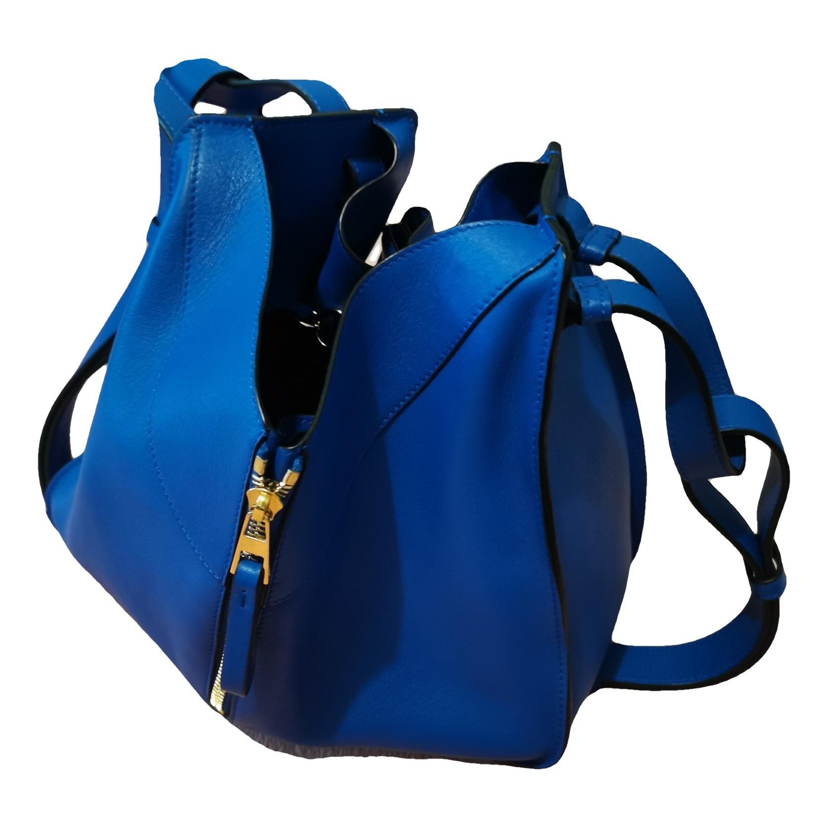 Hammock leather handbag