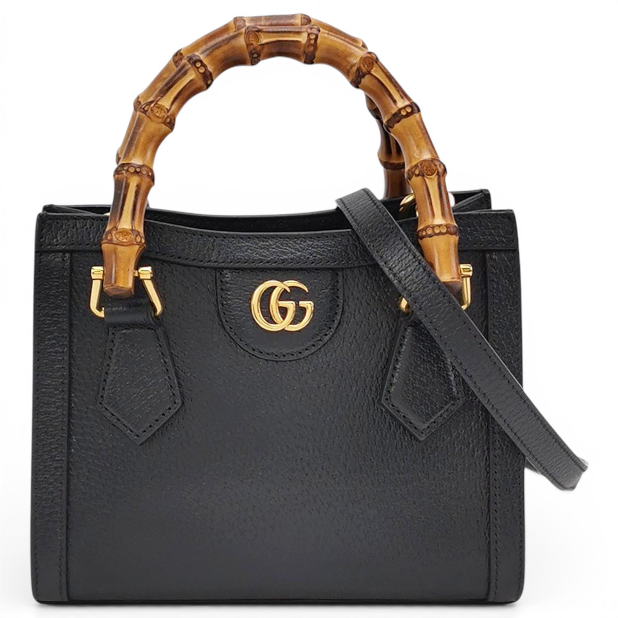 Diana Bamboo leather tote