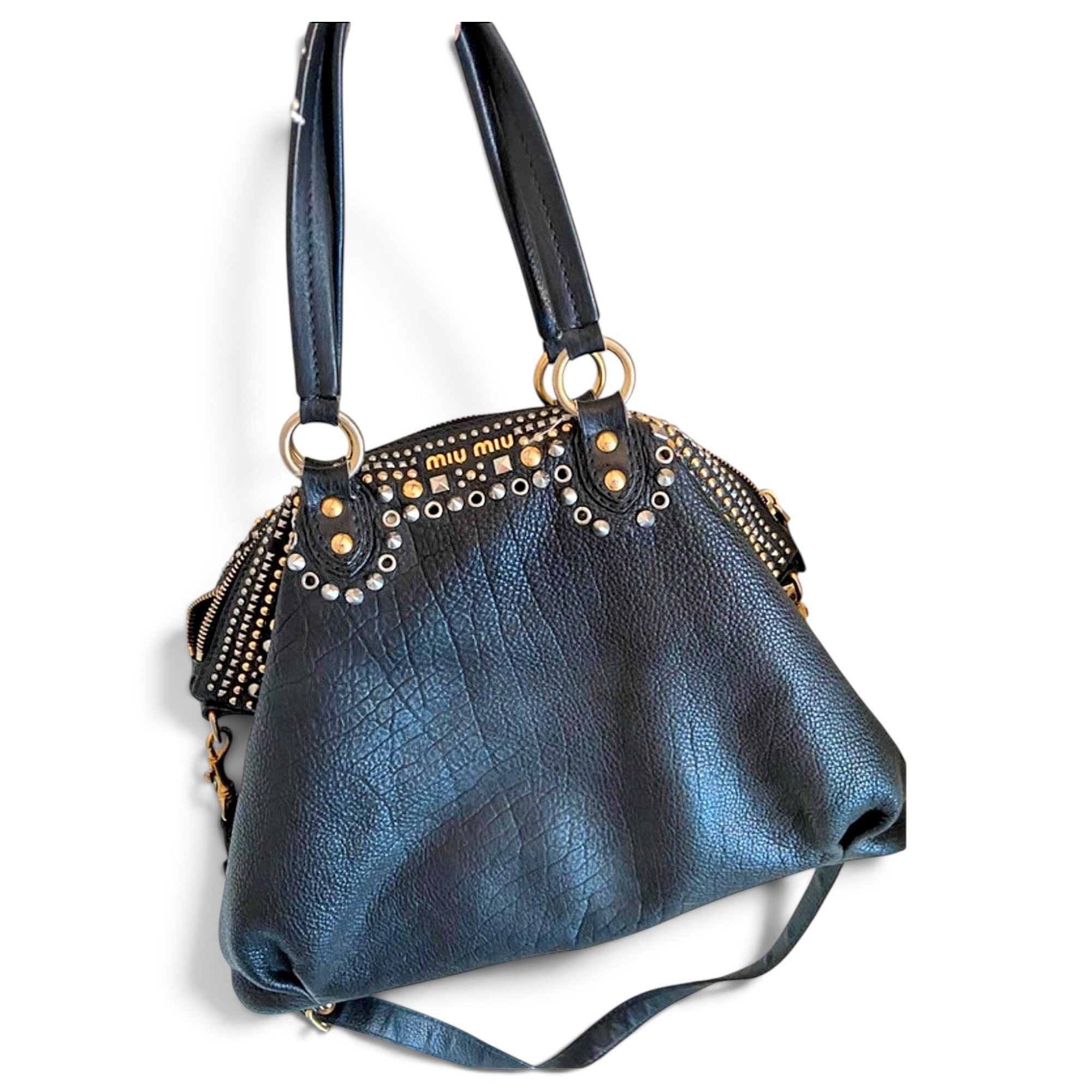 Leather handbag