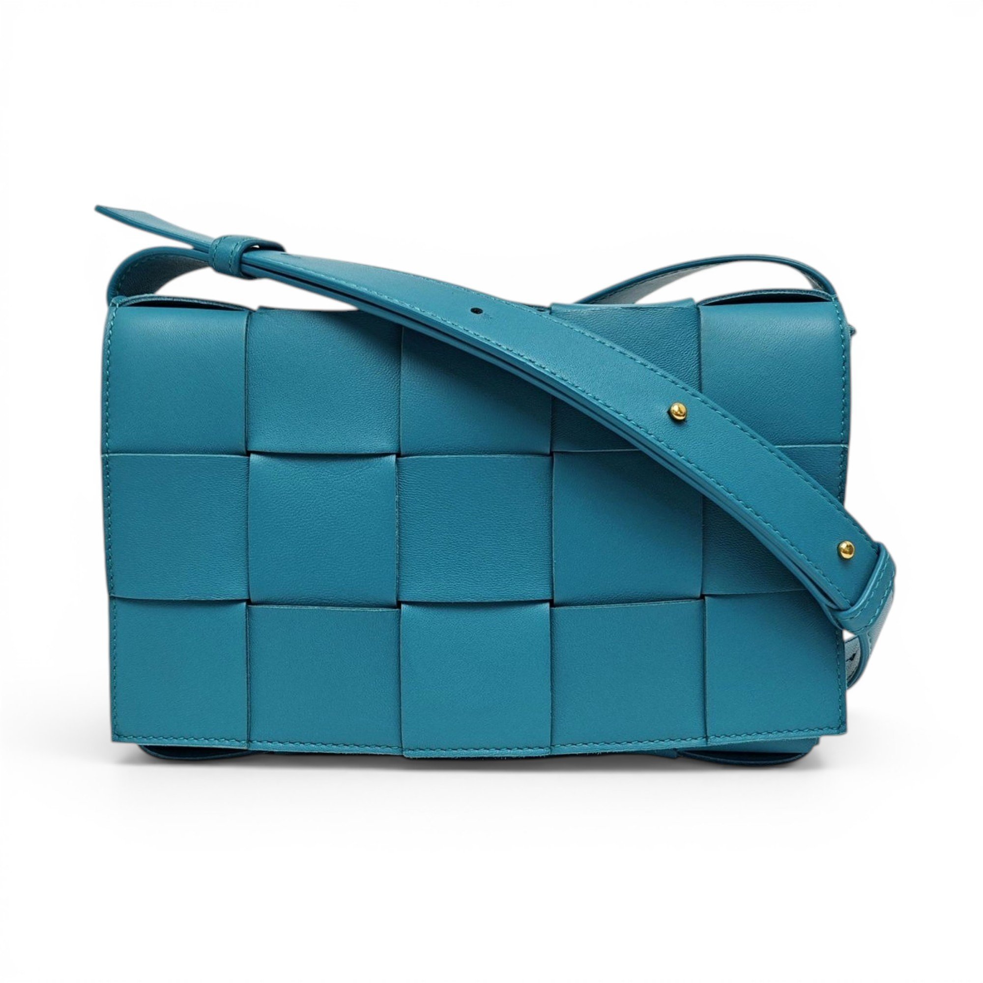 Cassette leather crossbody bag