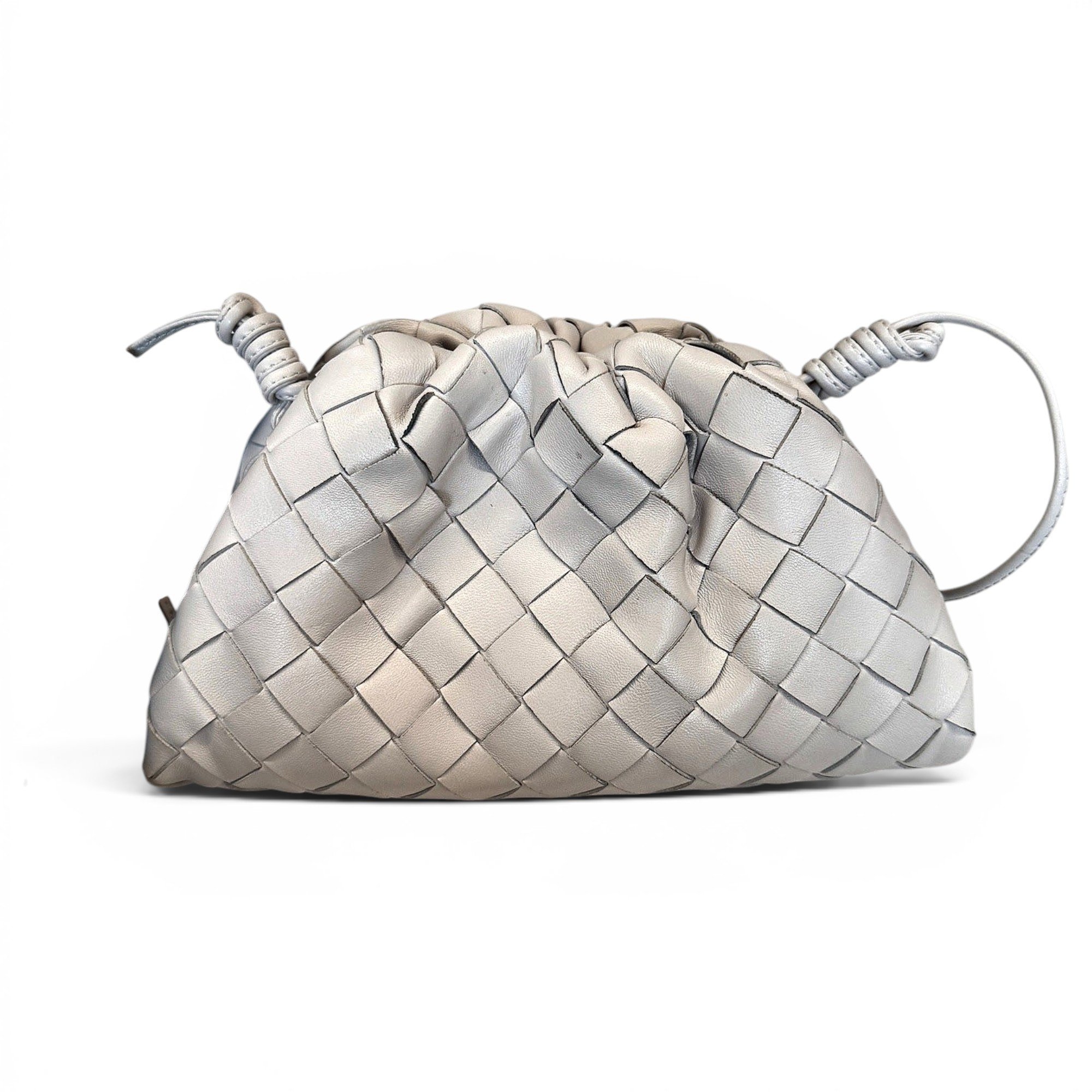 Pouch leather handbag