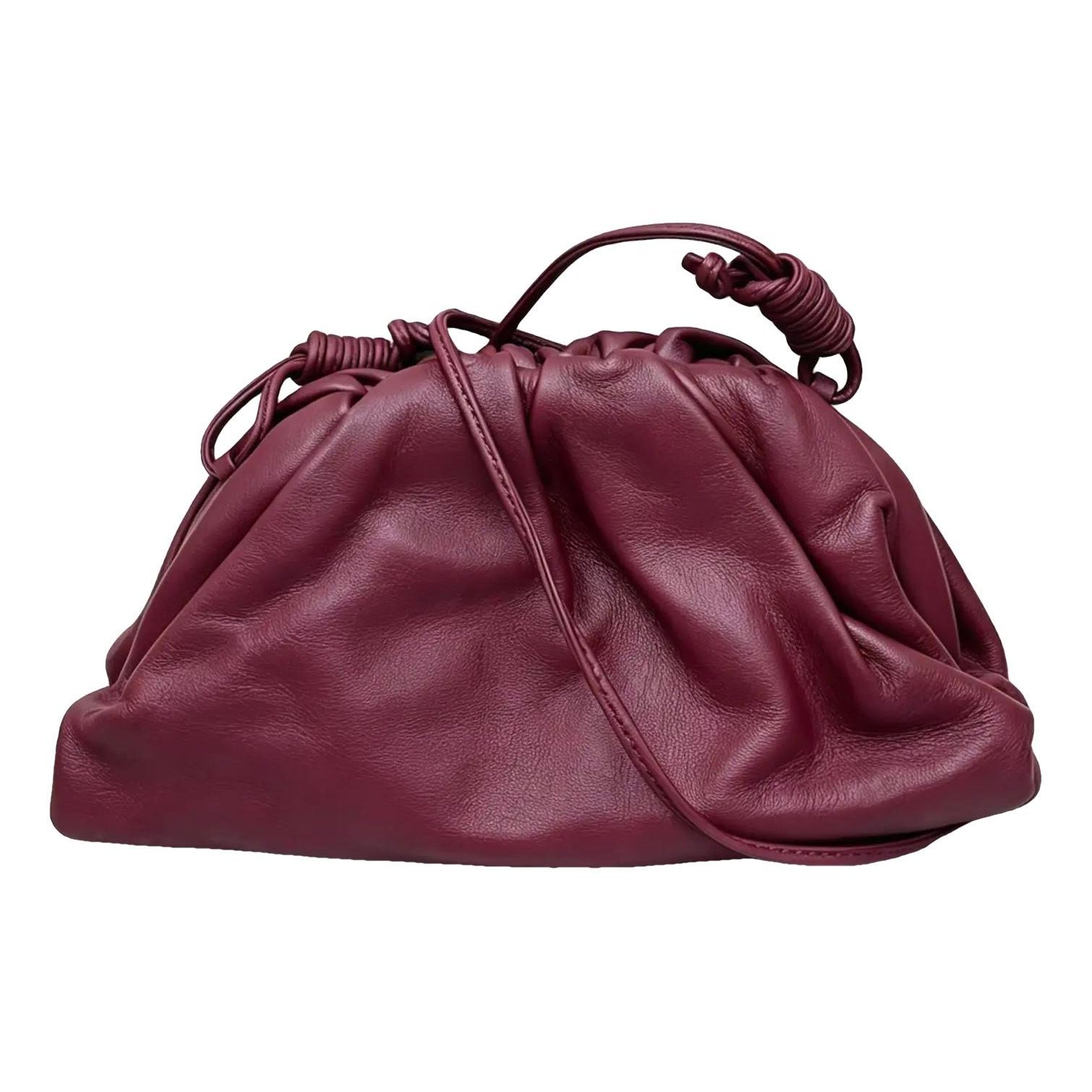 Pouch leather handbag