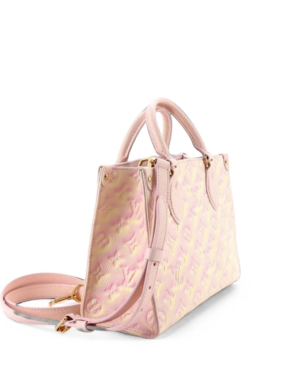 OnTheGo Tote Stardust Monogram Empreinte Leather PM shoulder bag