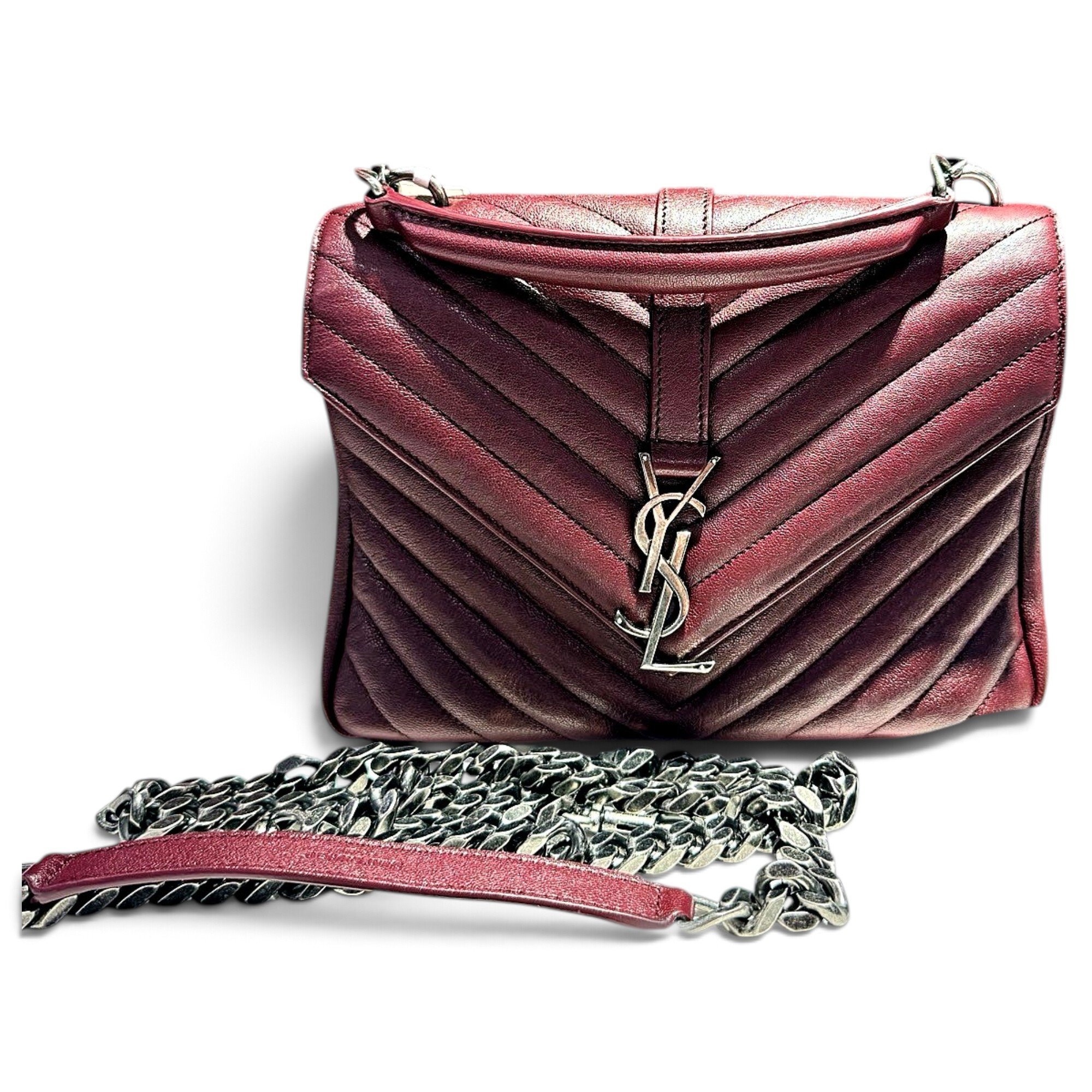 Collége monogramme leather handbag
