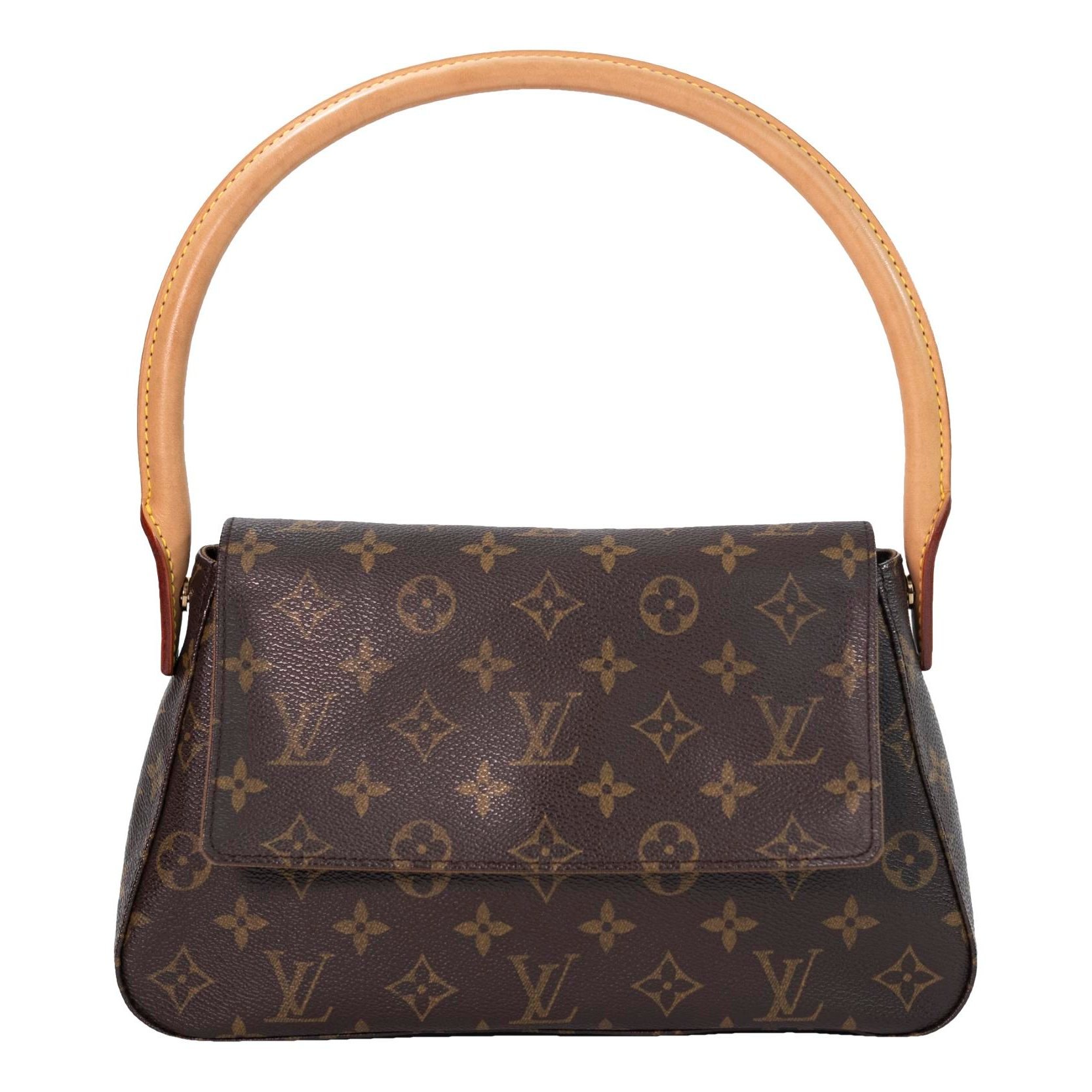 Looping cloth handbag