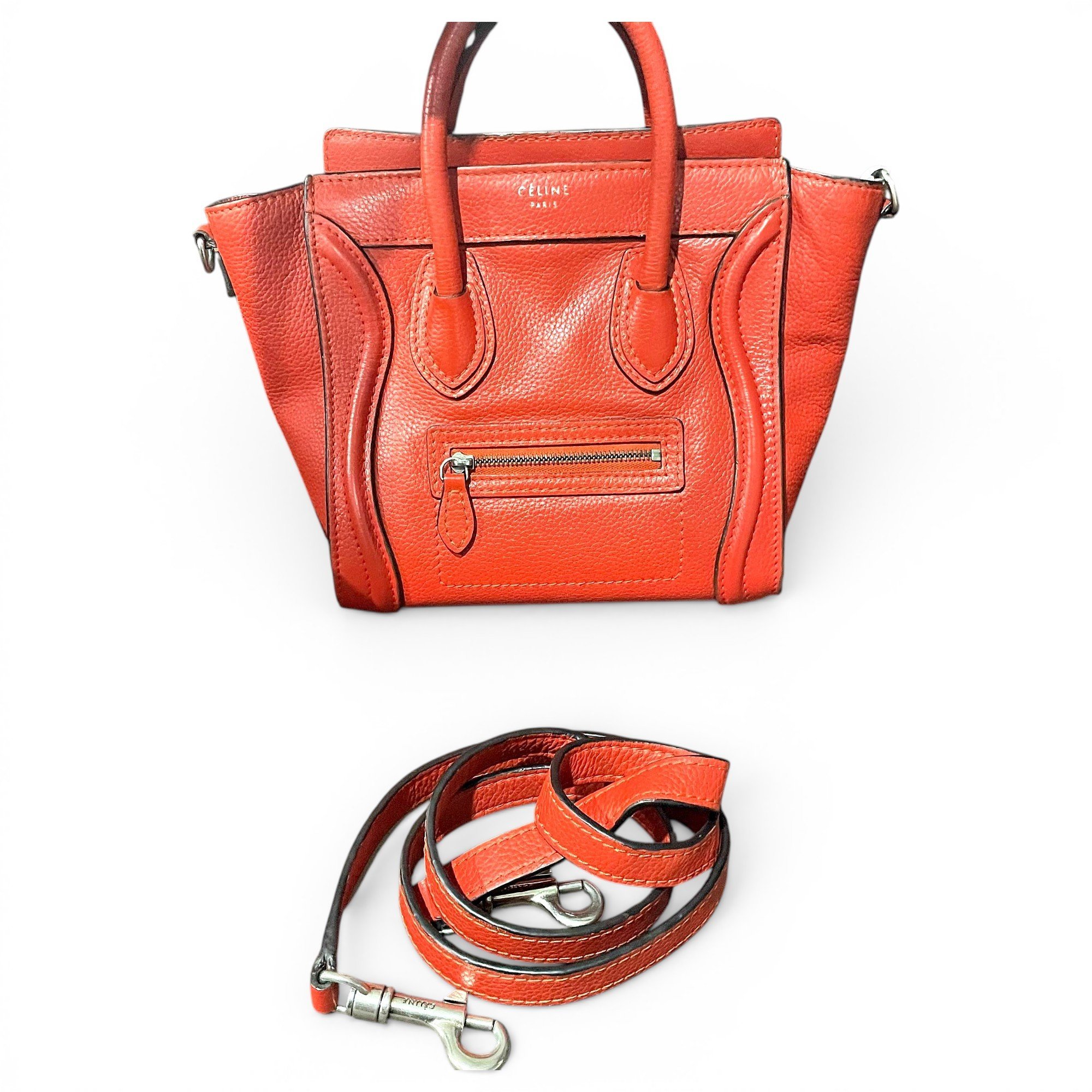Nano Luggage leather handbag