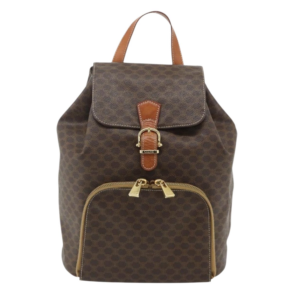 Leather backpack