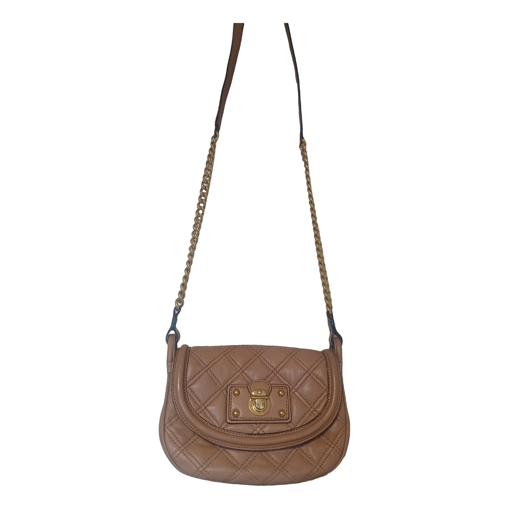 Single leather handbag