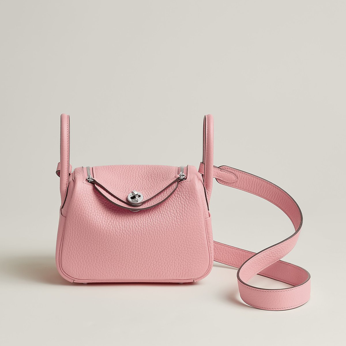 Hermès Lindy Mini in Rose Sakura
