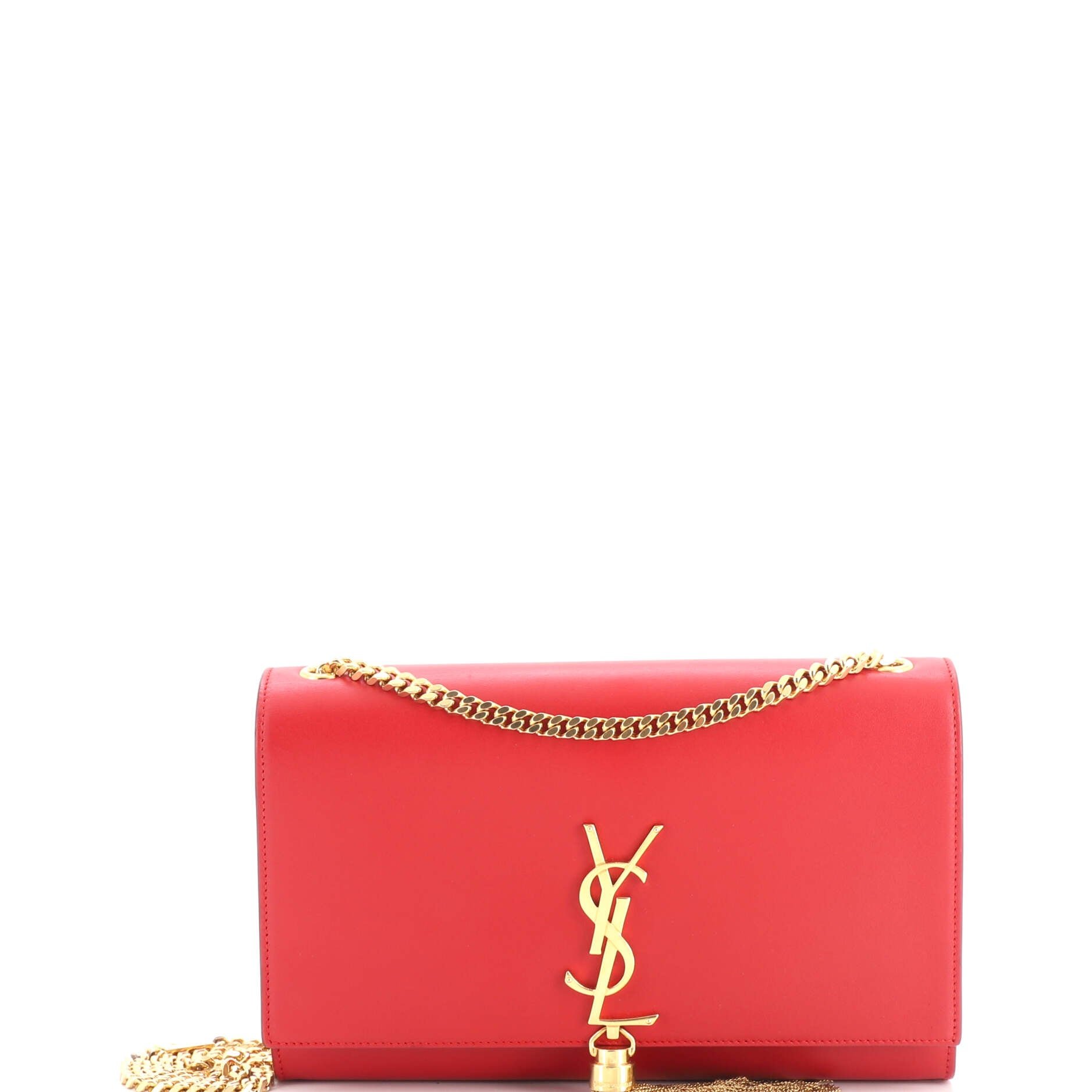 Classic Monogram Tassel Crossbody Bag Leather Medium