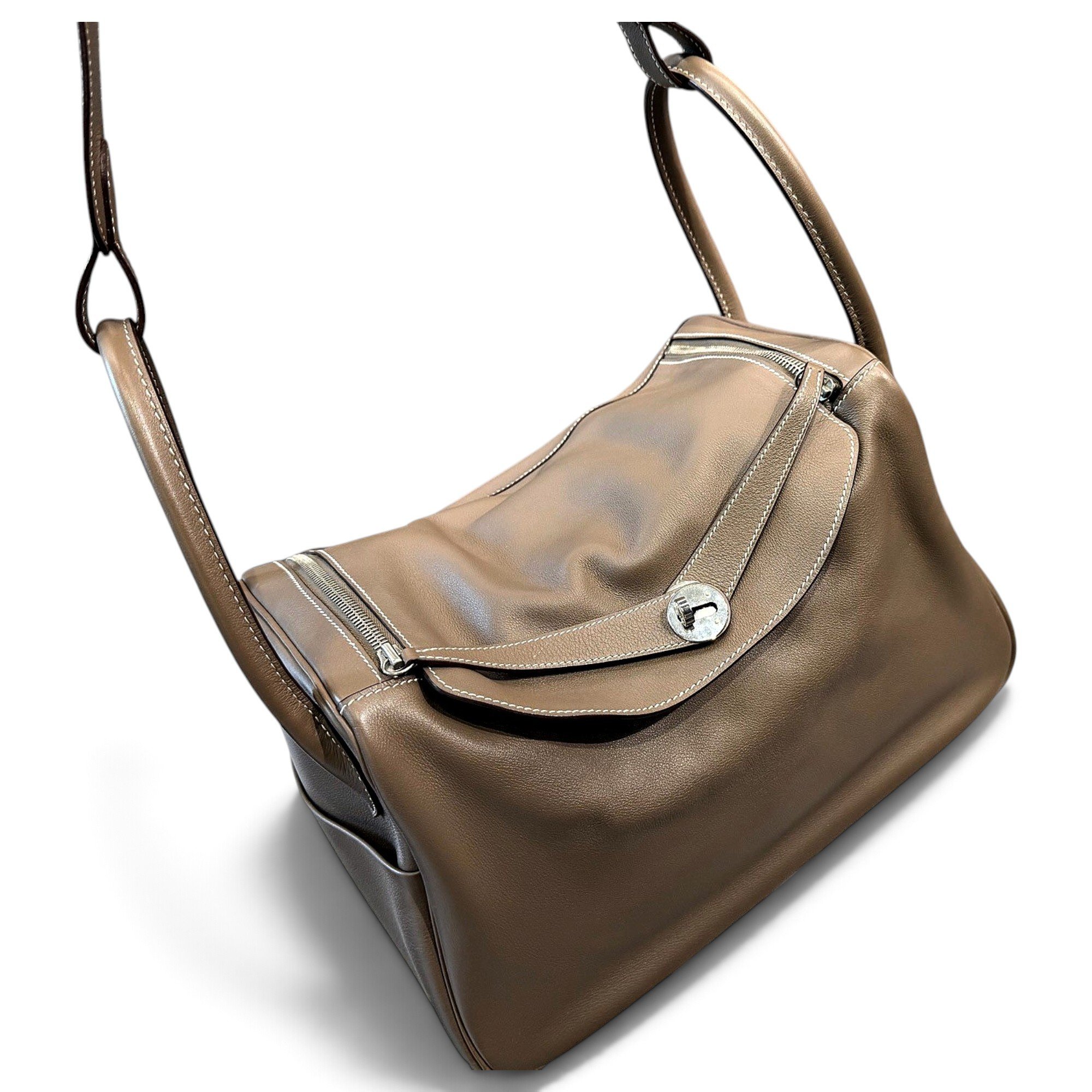 Lindy leather handbag