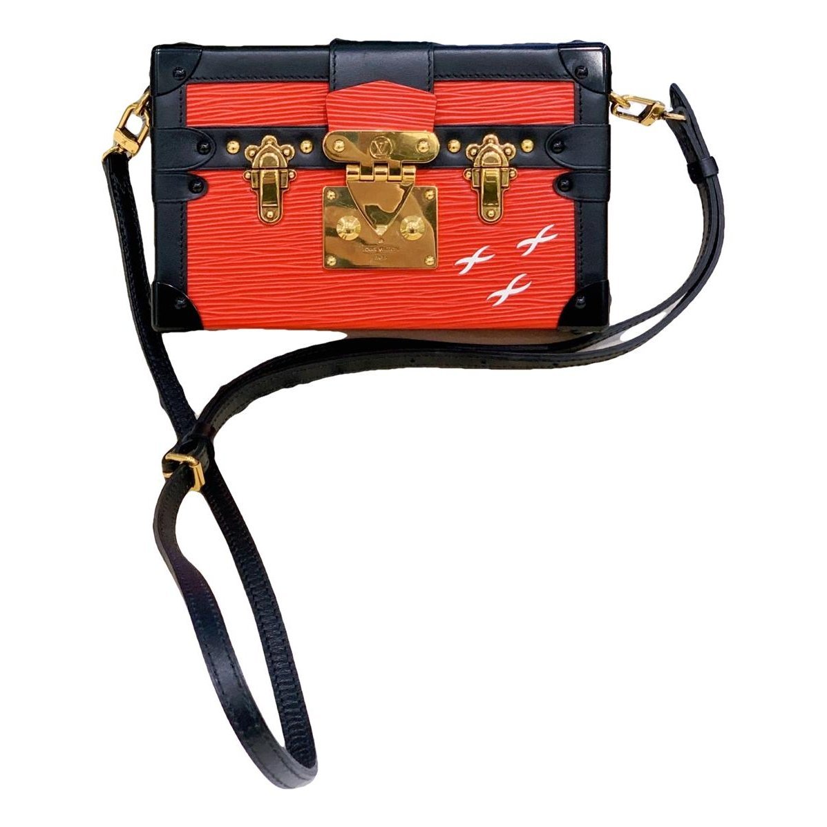 Petite Malle leather handbag
