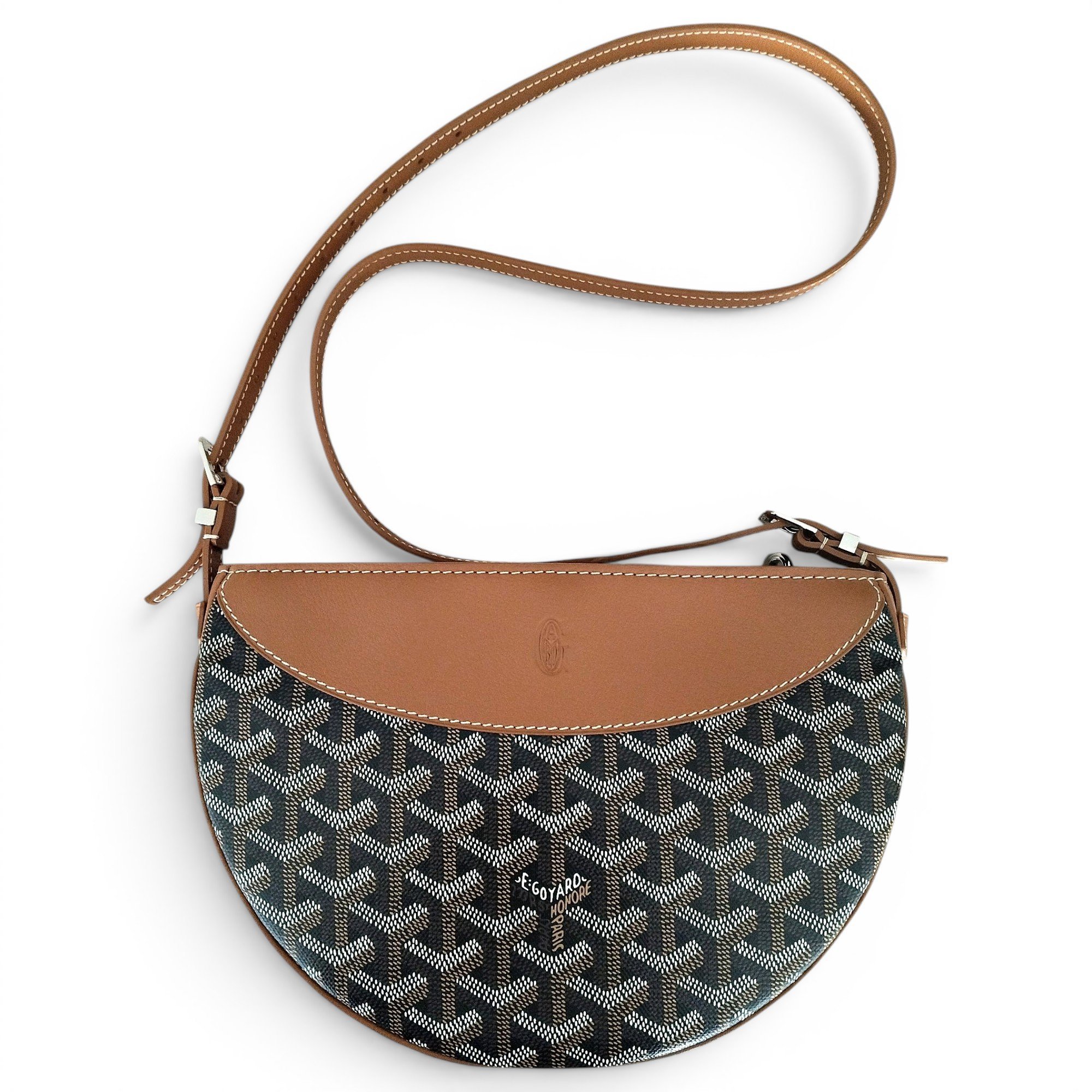 Belvedère leather crossbody bag
